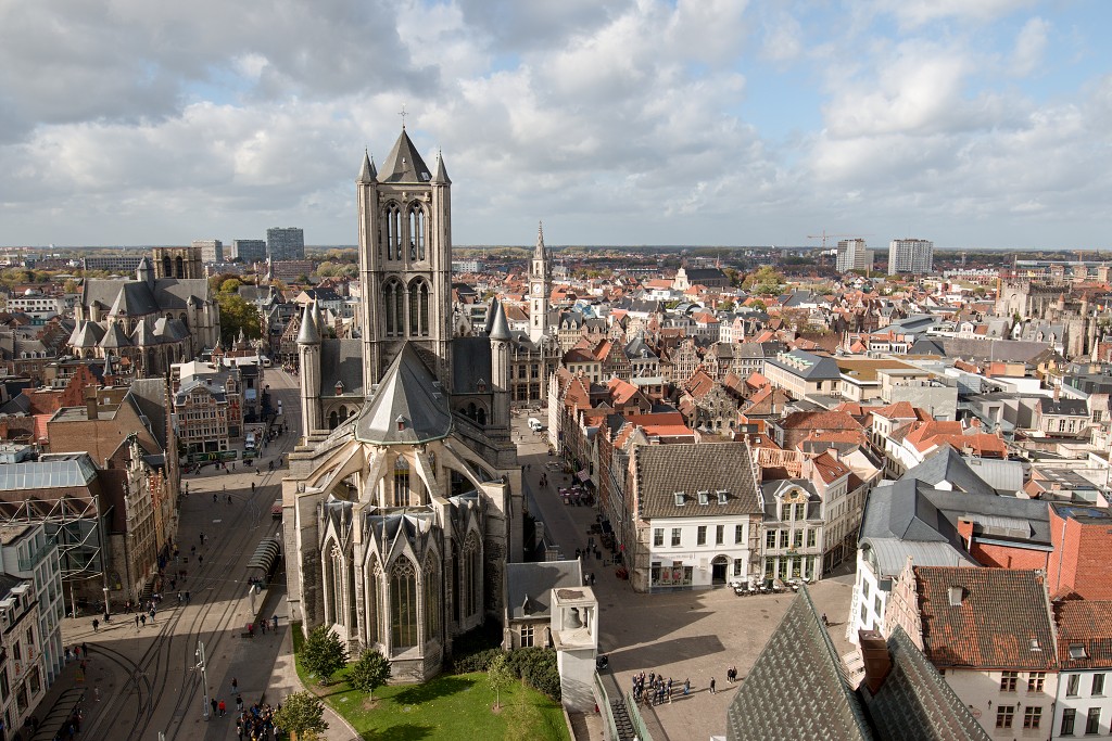 gent gand hdr belgie Sint-Michielskerk Sint-Michielsbrug Korenlei Sint-Niklaaskerk Stadshal Emile Braunplein belfort Sint-Baafskathedraal Gravensteen